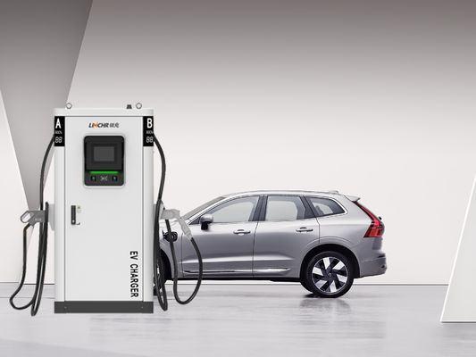 180kW Dual EV Charging Station Home Double Gun Outside