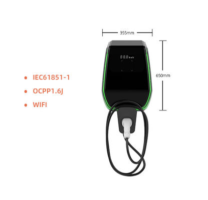 7kw Or 22kw Ac Ev Charger Single Phase Type 2 Charging Stations Wallbox