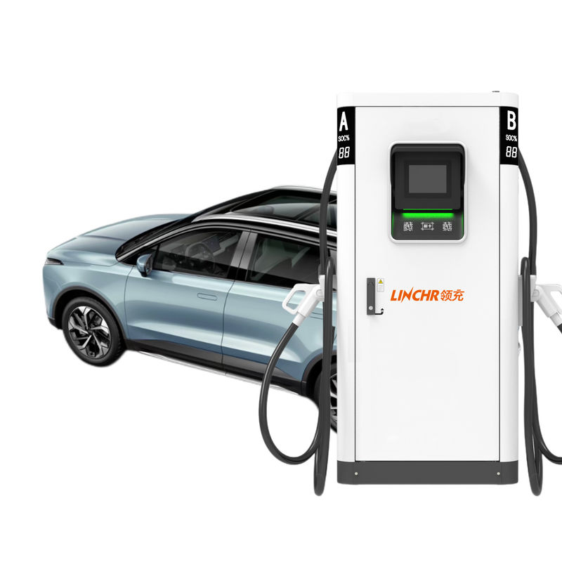 Dual Electric Vehicle Charging Stations App Control 120kW GB/T 18487.1-2015