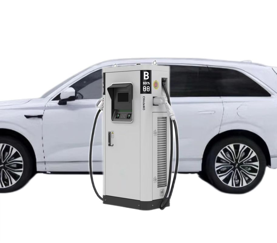 Dual Port Ev Charging Station Commercial IP54 DC 60kW RFID Or OCPP